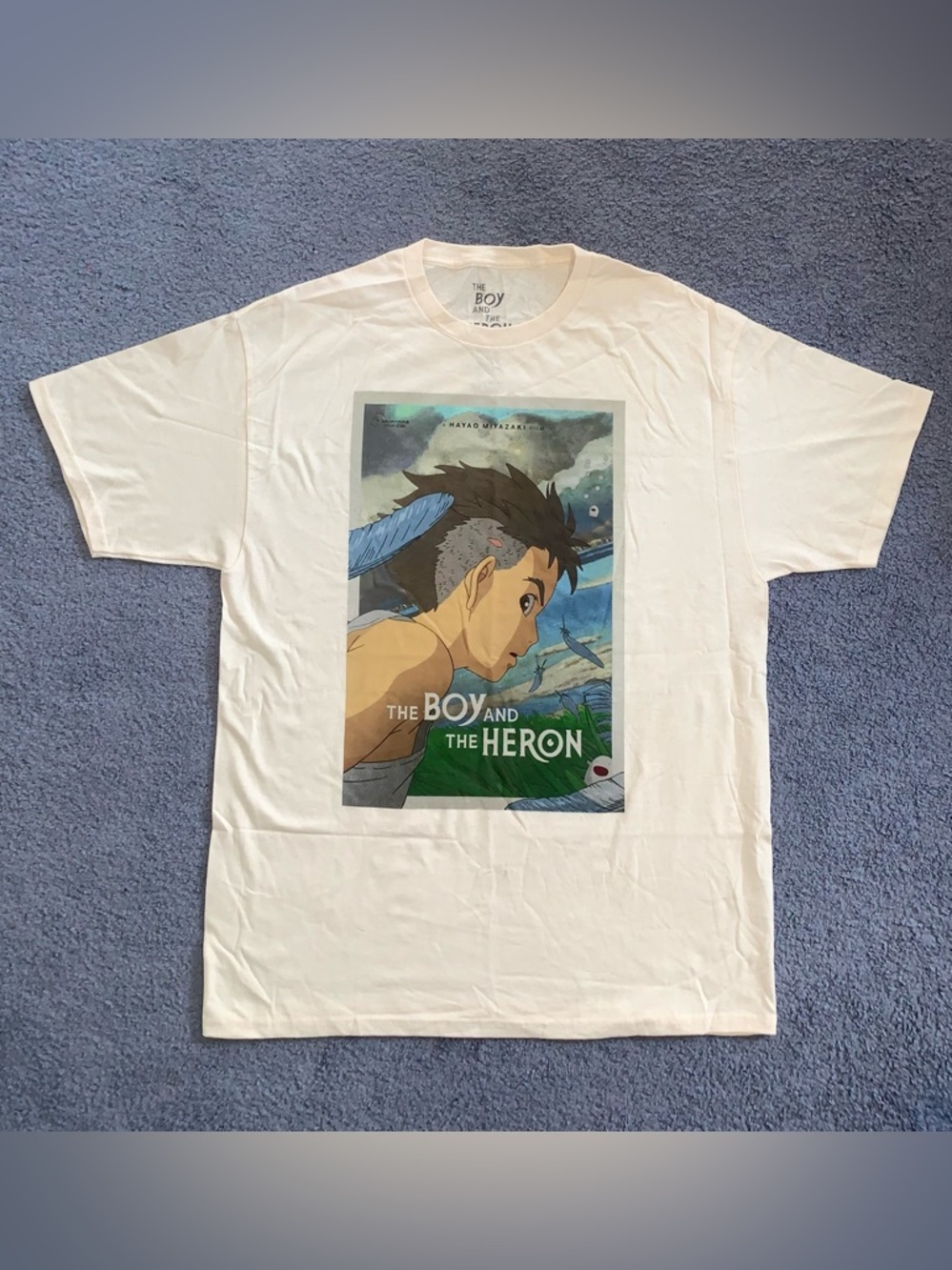 Hot Topic The Boy & The Heron off white graphic short sleeve t-shirt